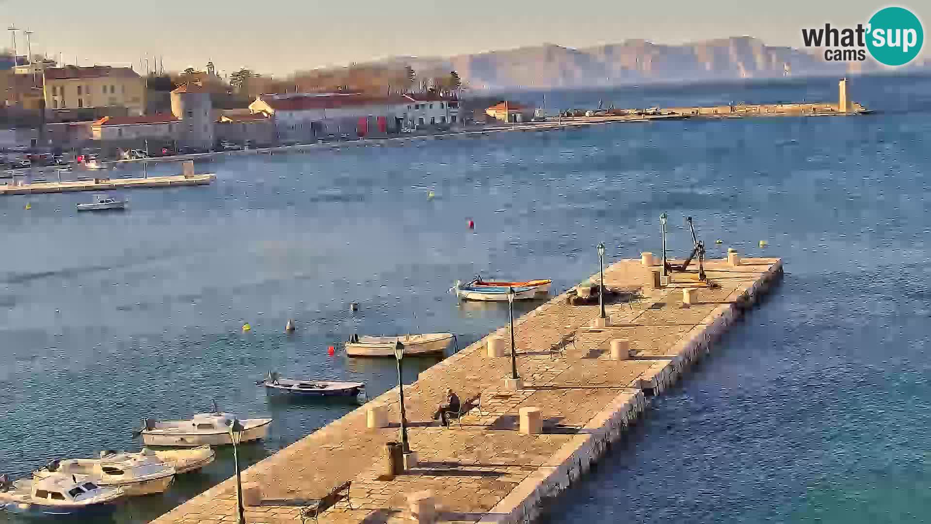 Webcam Segna – Panorama dell’lungomare di Senj