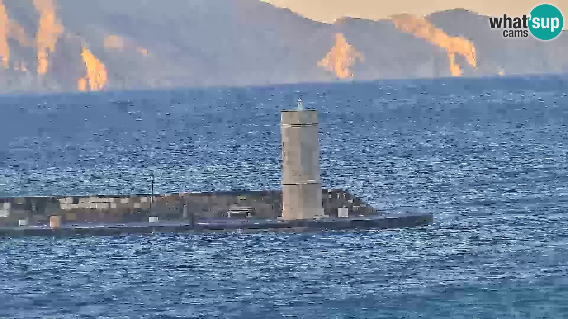 Kamera u živo Senj – Panoramski pogled na senjsku rivu