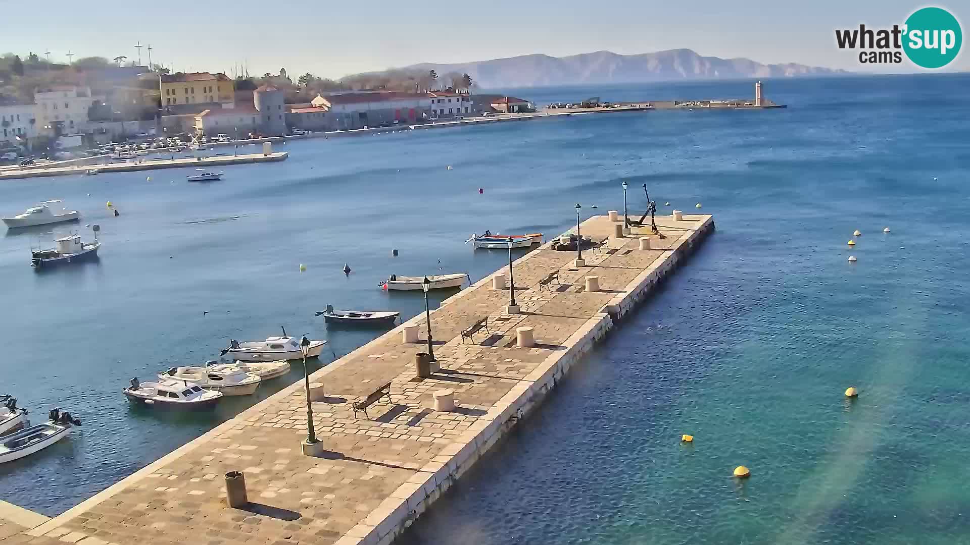 Senj Spletna kamera – pogled na obalo Senja