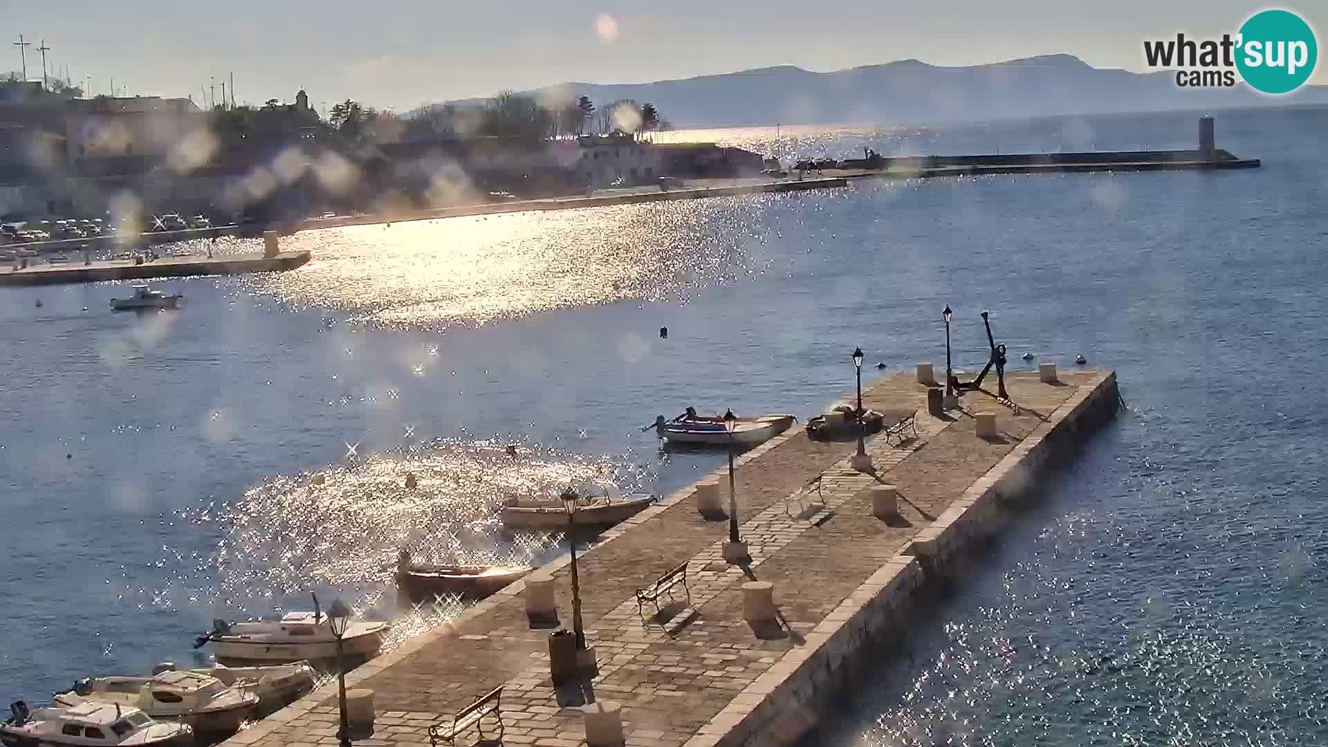 Senj Webcam – Panoramic view of Senj riva