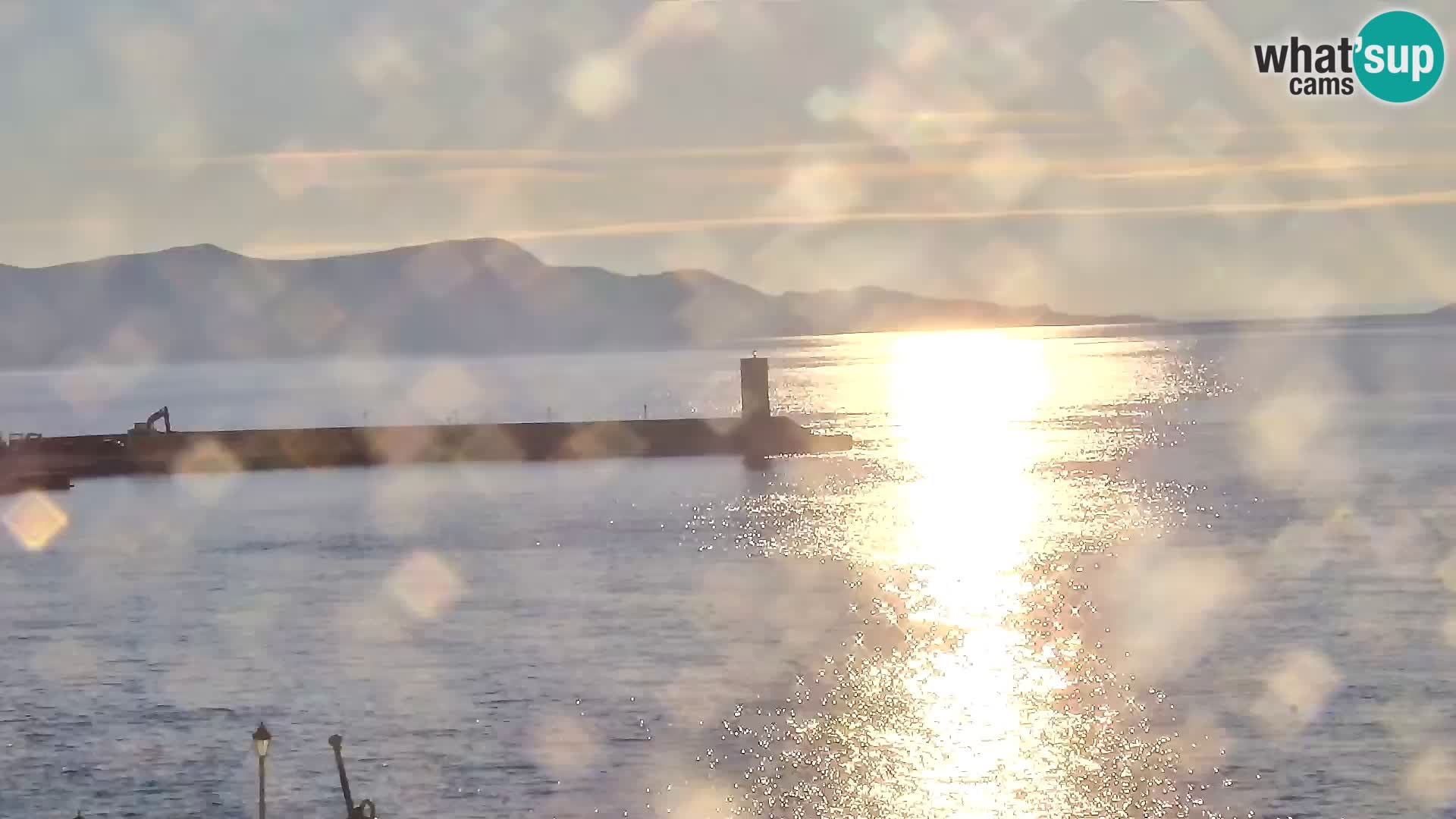 Kamera u živo Senj – Panoramski pogled na senjsku rivu