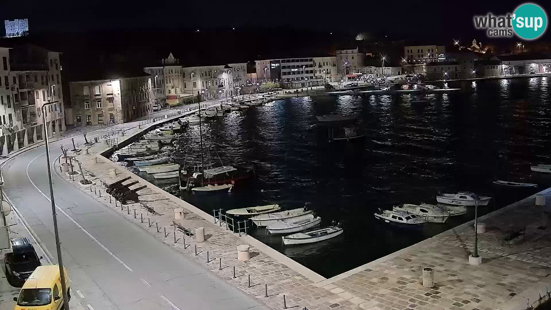 Senj Webcam – Panoramic view of Senj riva