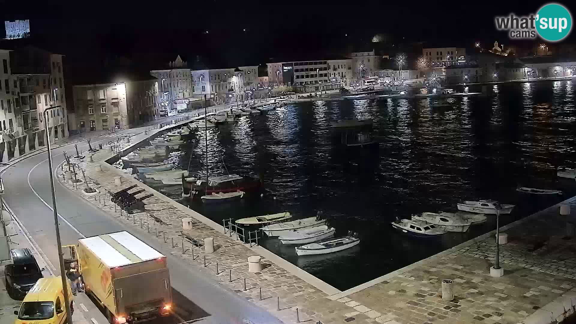 Senj Webcam – Panoramic view of Senj riva