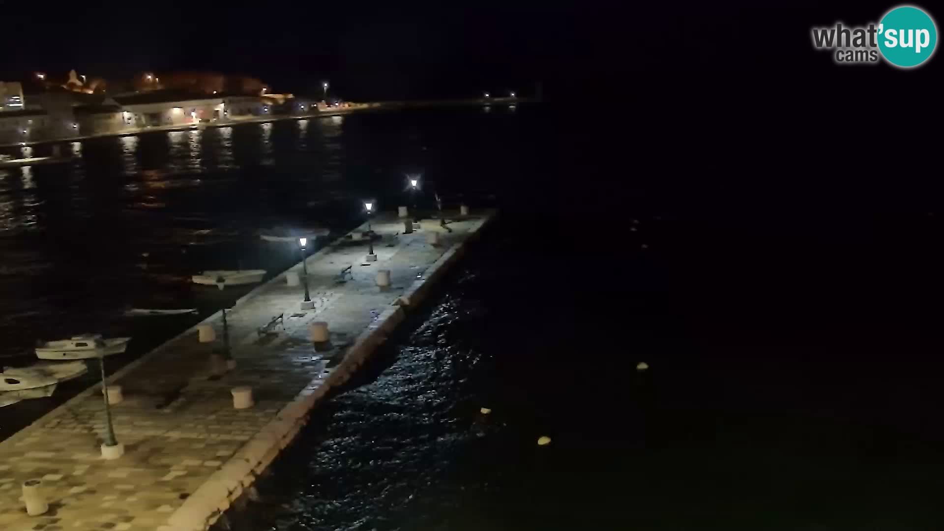 Senj Spletna kamera – pogled na obalo Senja