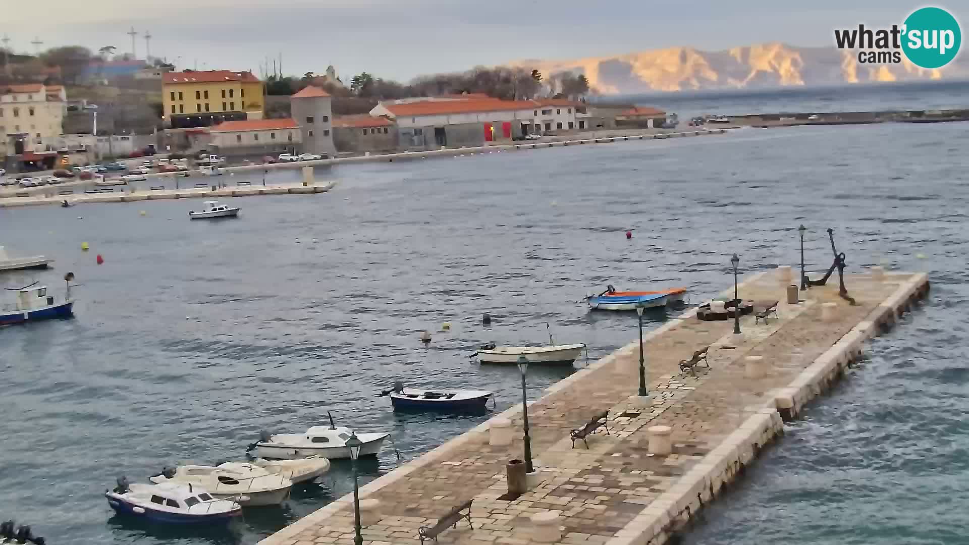 Senj Webcam – Panoramic view of Senj riva