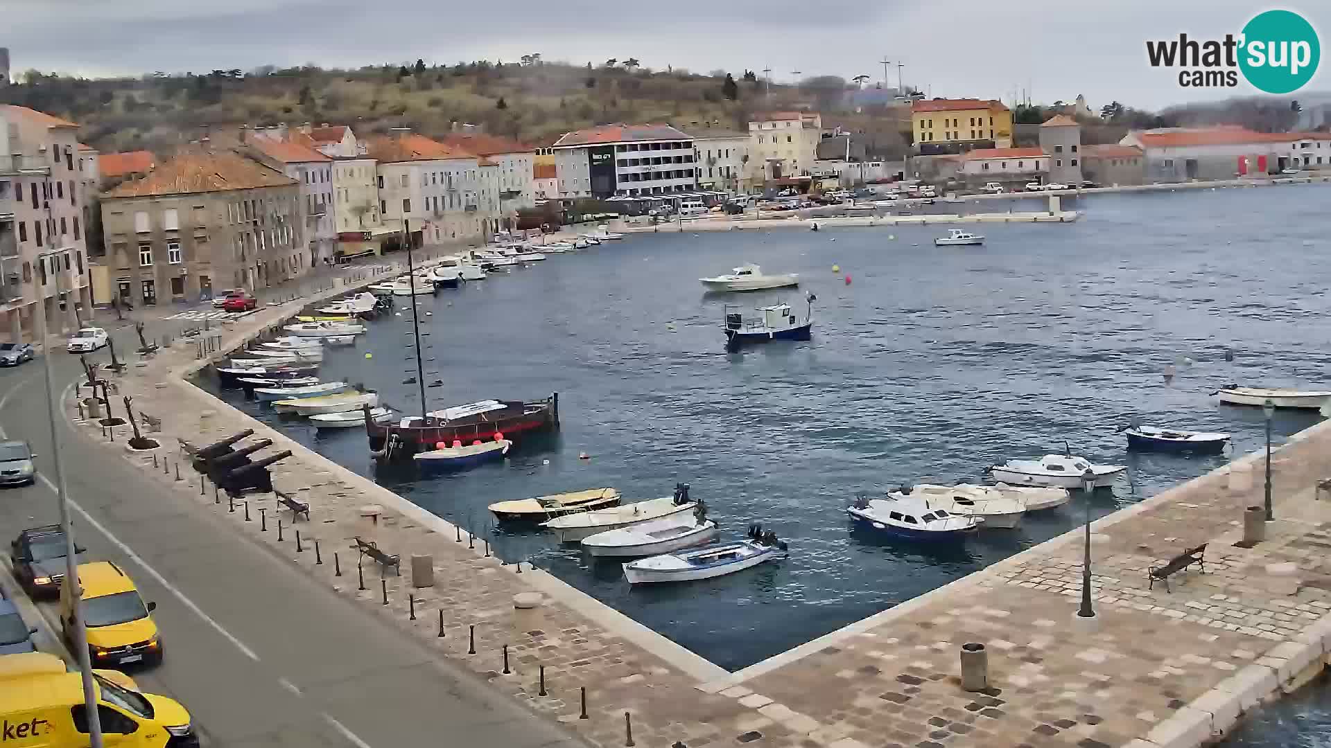 Senj camera en vivo – Vista panorámica de Senj riva
