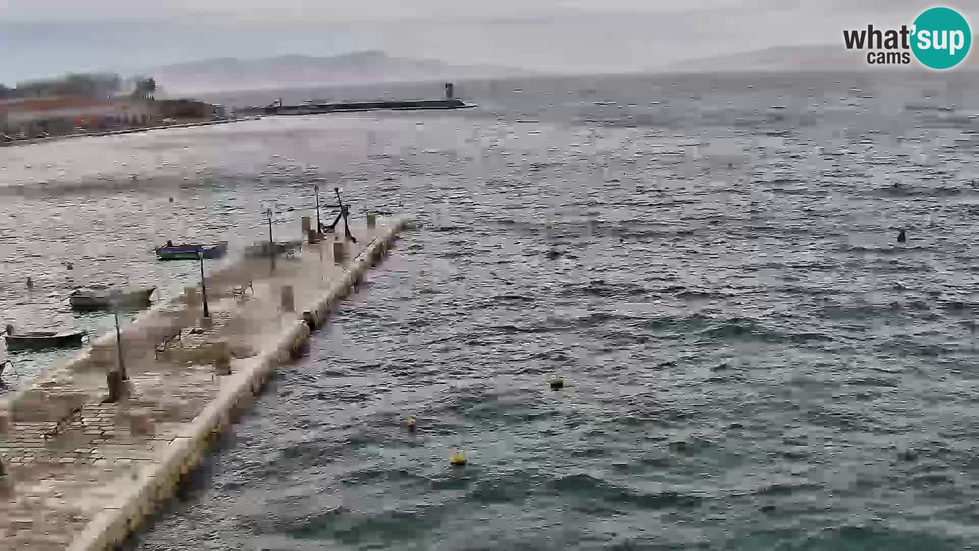 Senj Spletna kamera – pogled na obalo Senja