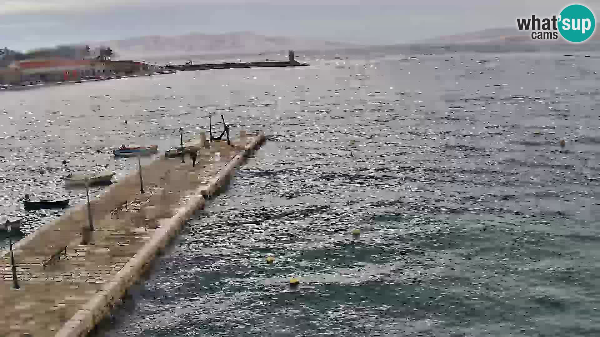 Kamera u živo Senj – Panoramski pogled na senjsku rivu