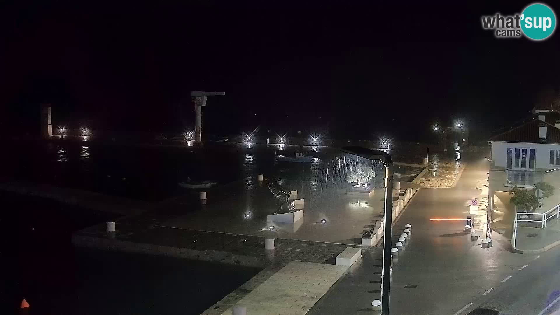 Kamera u živo Senj – Panoramski pogled na senjsku rivu