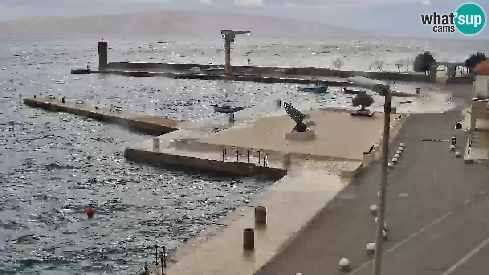 Senj Webcam – Panoramic view of Senj riva