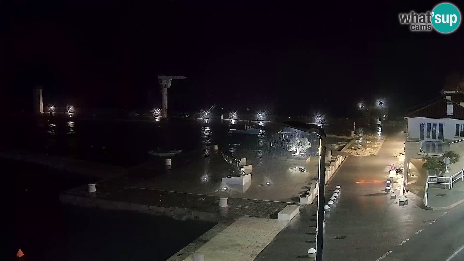 Senj Spletna kamera – pogled na obalo Senja