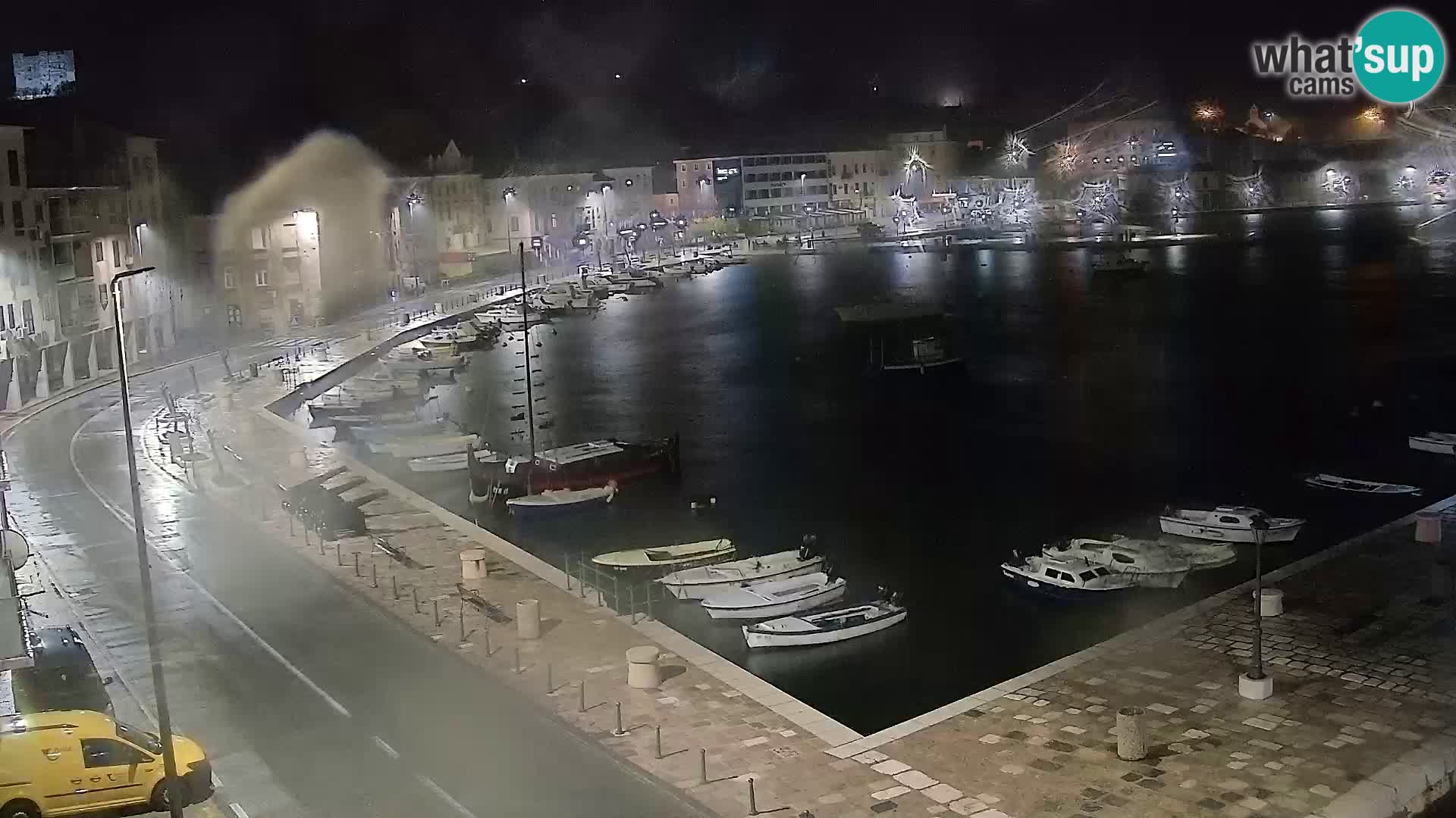 Senj camera en vivo – Vista panorámica de Senj riva
