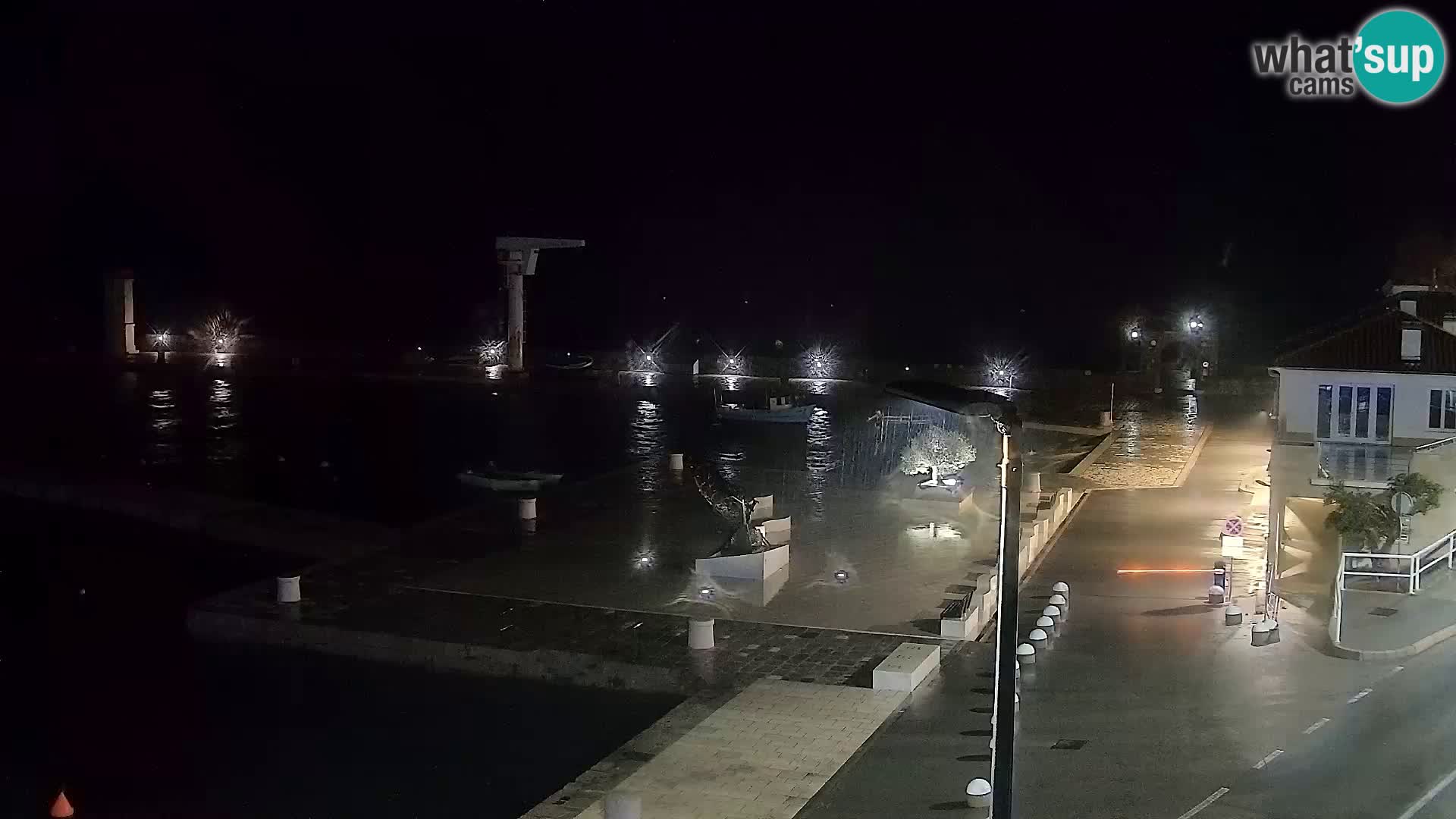 Senj Spletna kamera – pogled na obalo Senja