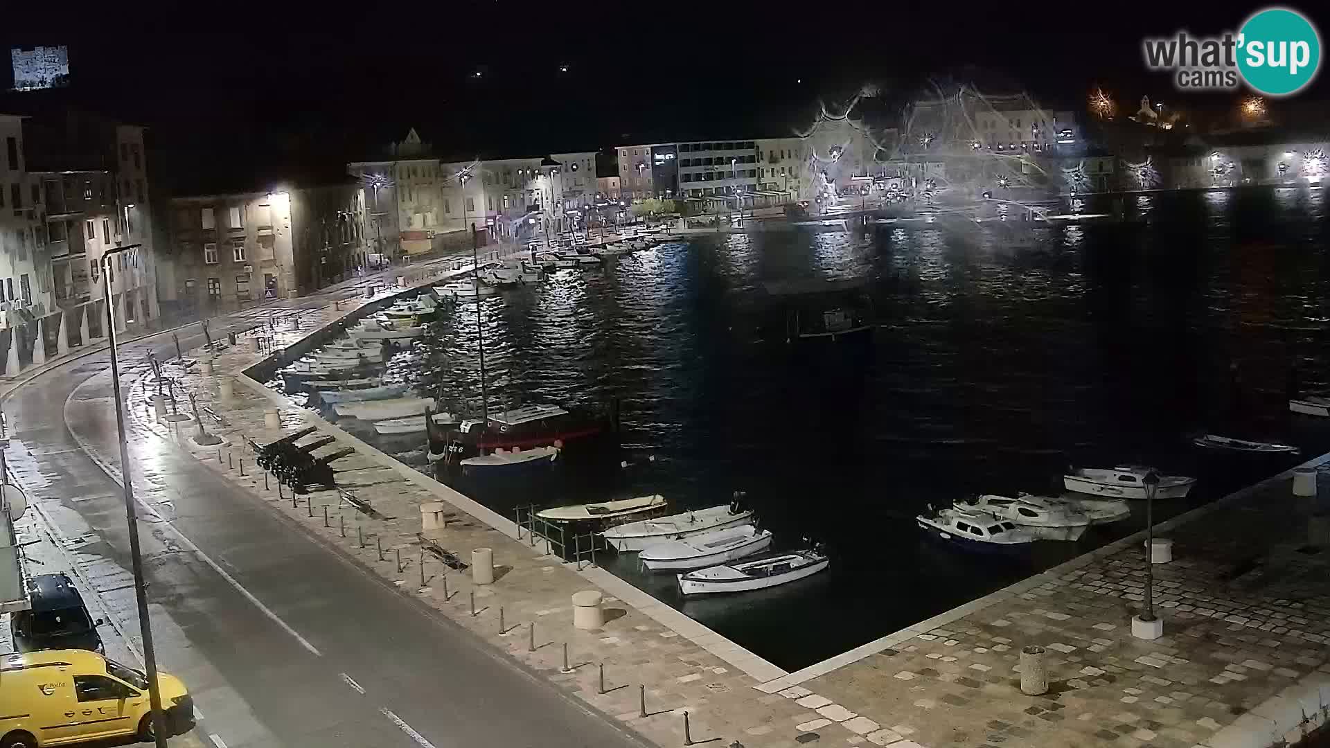 Senj Webcam – Panoramic view of Senj riva