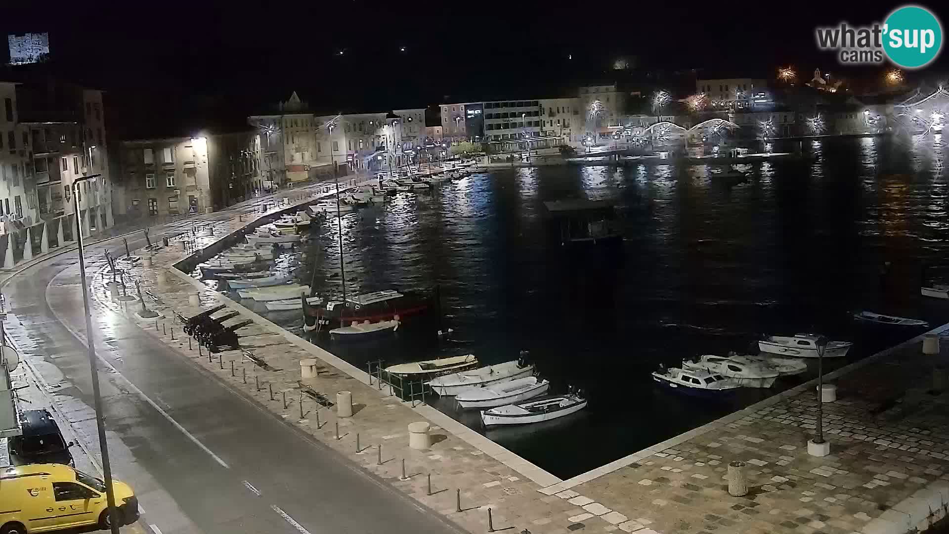 Senj camera en vivo – Vista panorámica de Senj riva