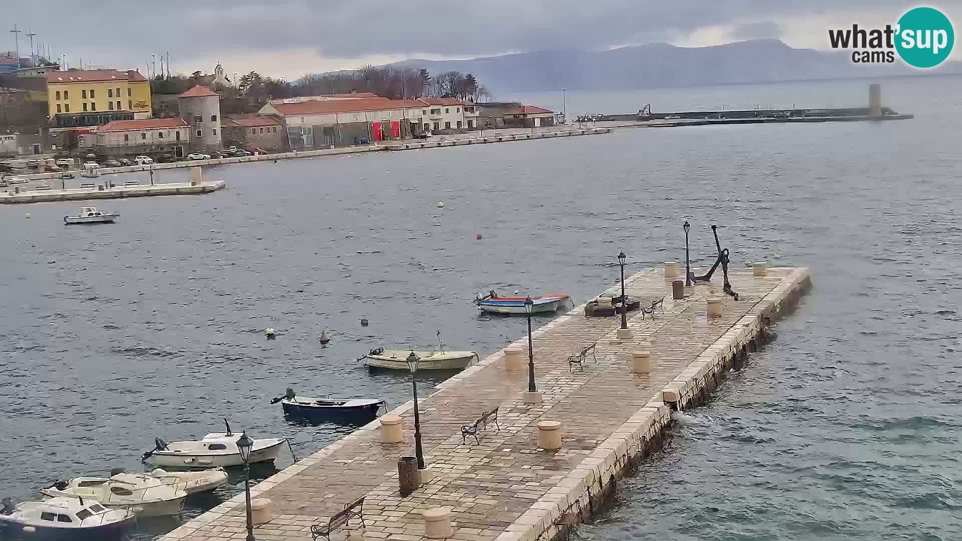 Senj Spletna kamera – pogled na obalo Senja