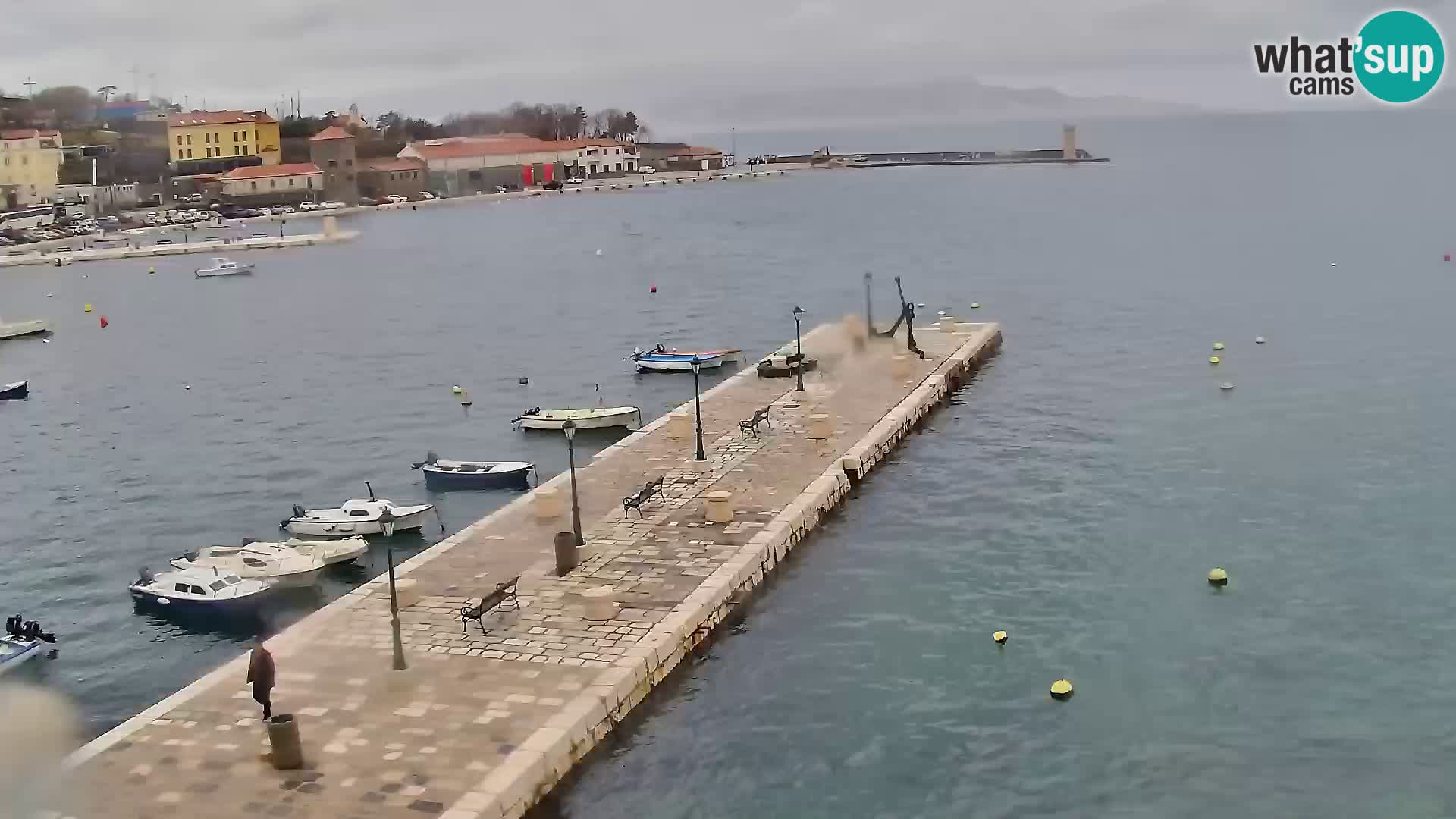Senj camera en vivo – Vista panorámica de Senj riva