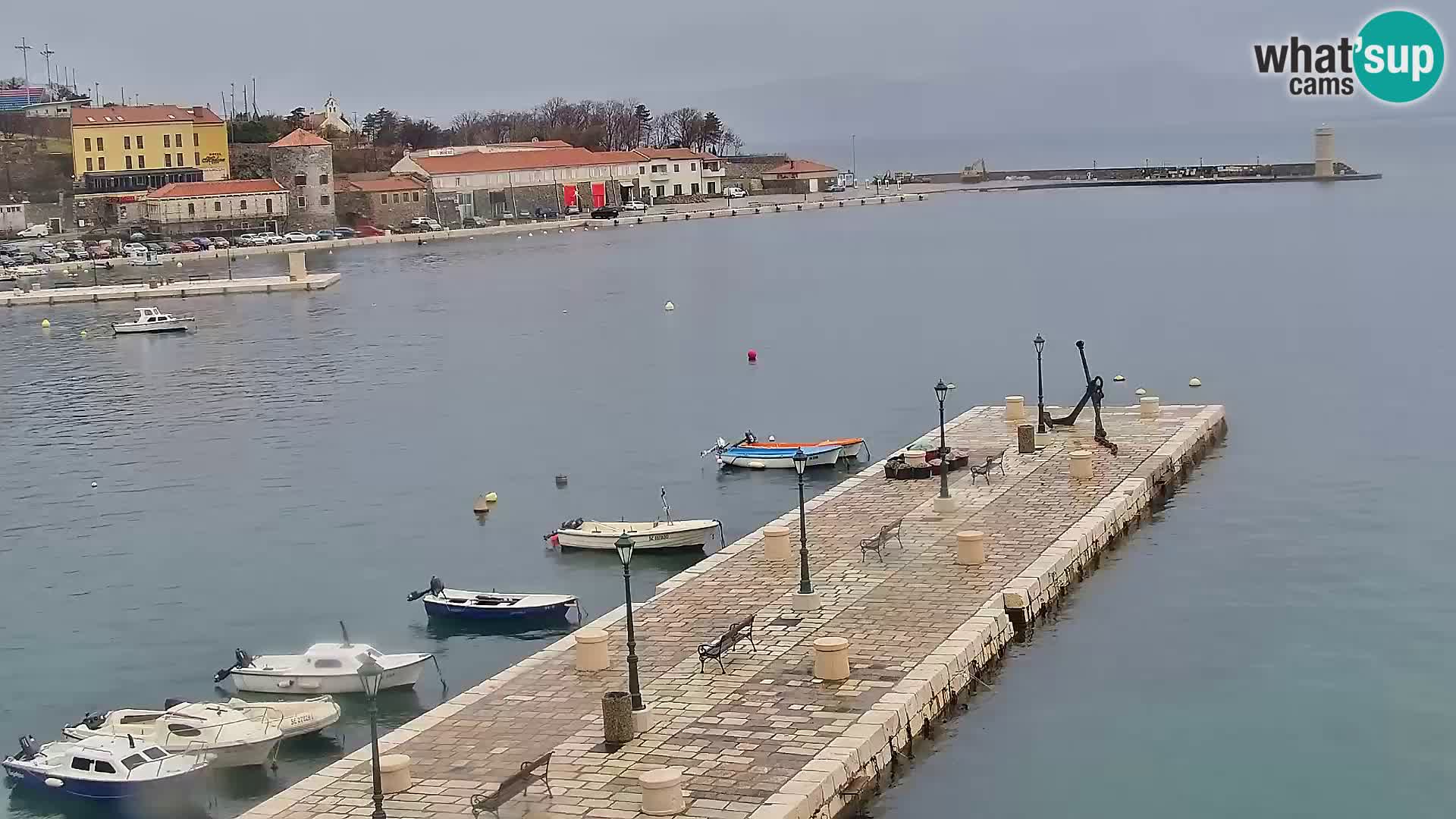Senj Webcam – Panoramic view of Senj riva
