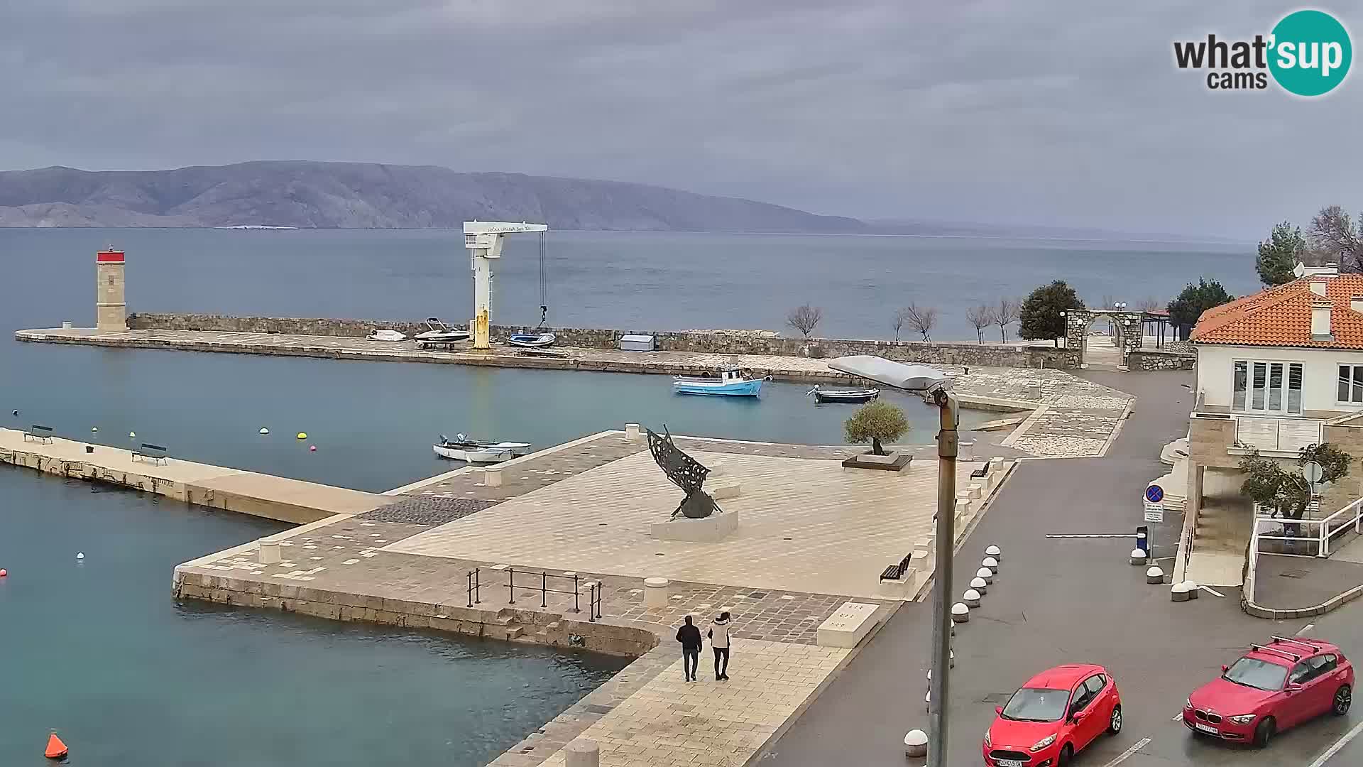 Webcam Segna – Panorama dell’lungomare di Senj