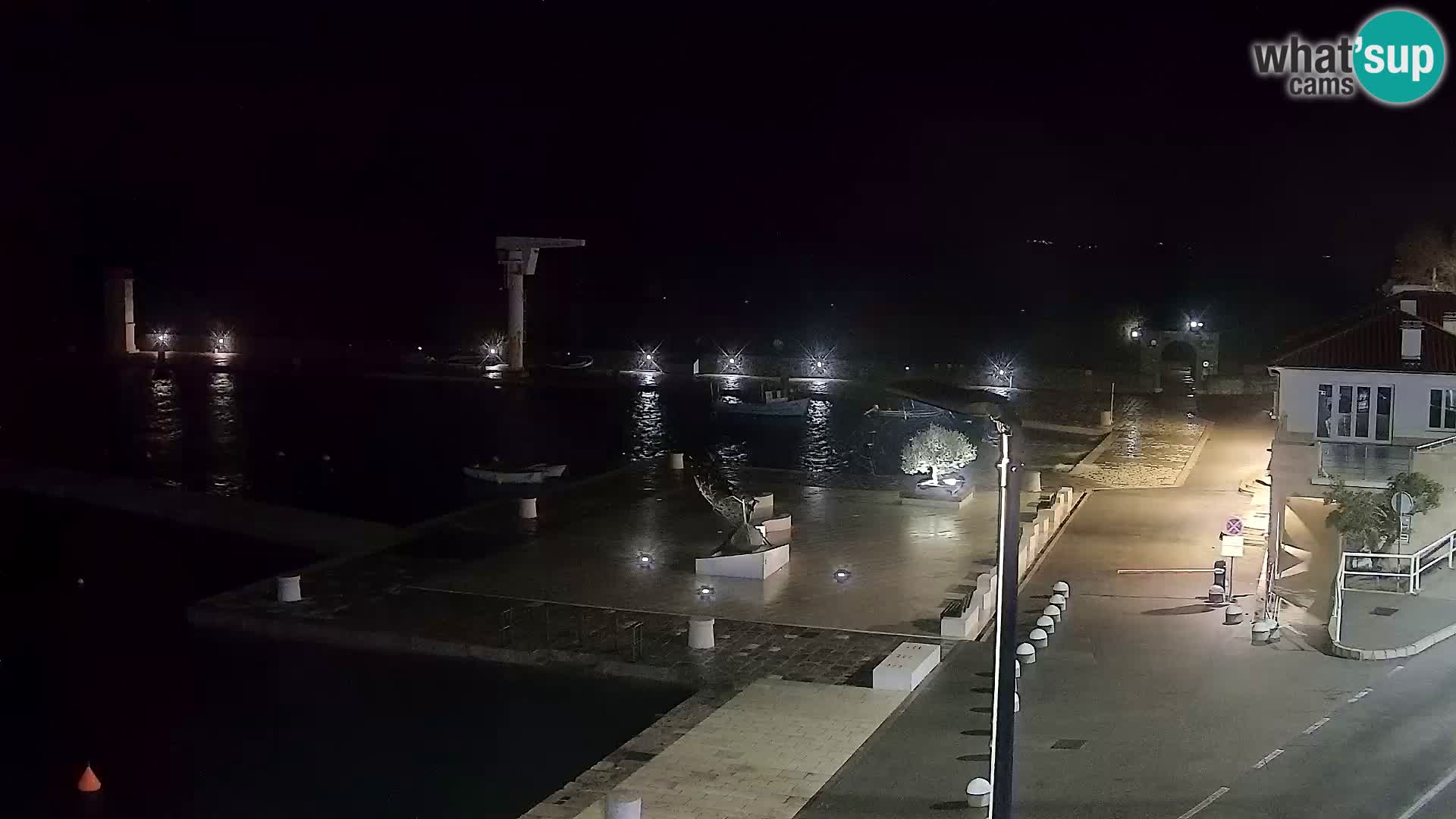 Senj camera en vivo – Vista panorámica de Senj riva