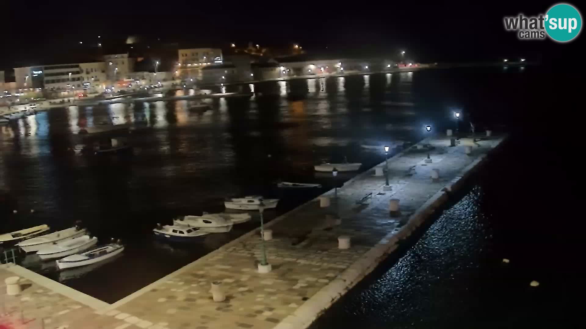 Senj camera en vivo – Vista panorámica de Senj riva