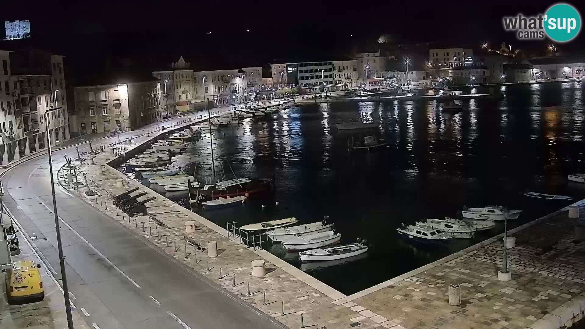 Senj camera en vivo – Vista panorámica de Senj riva