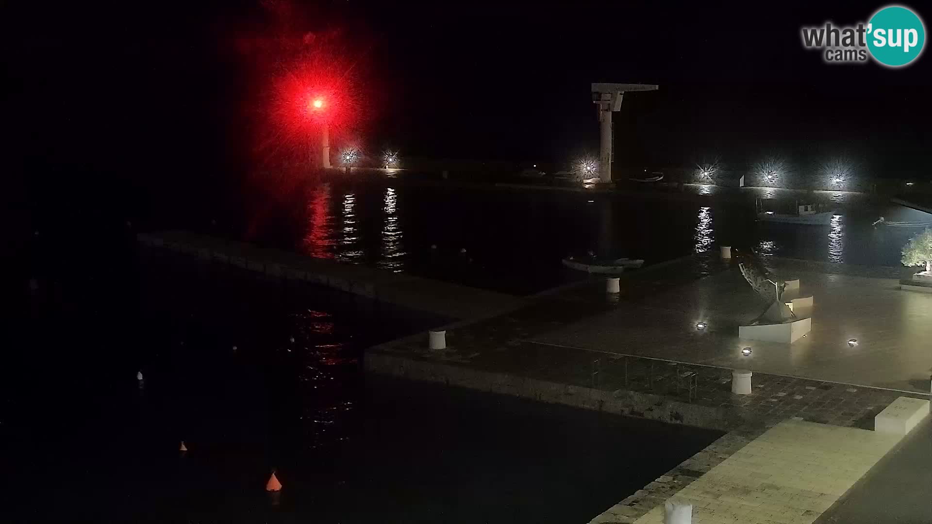 Kamera u živo Senj – Panoramski pogled na senjsku rivu