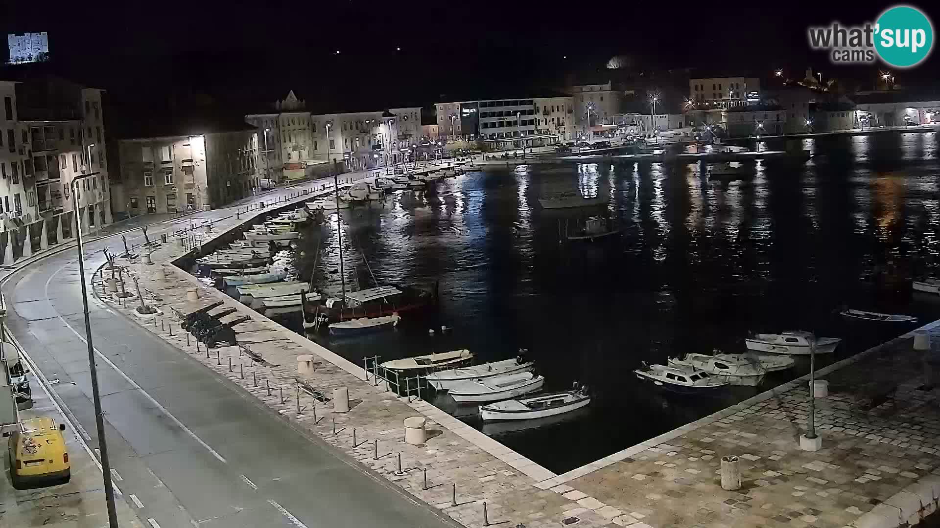Senj camera en vivo – Vista panorámica de Senj riva