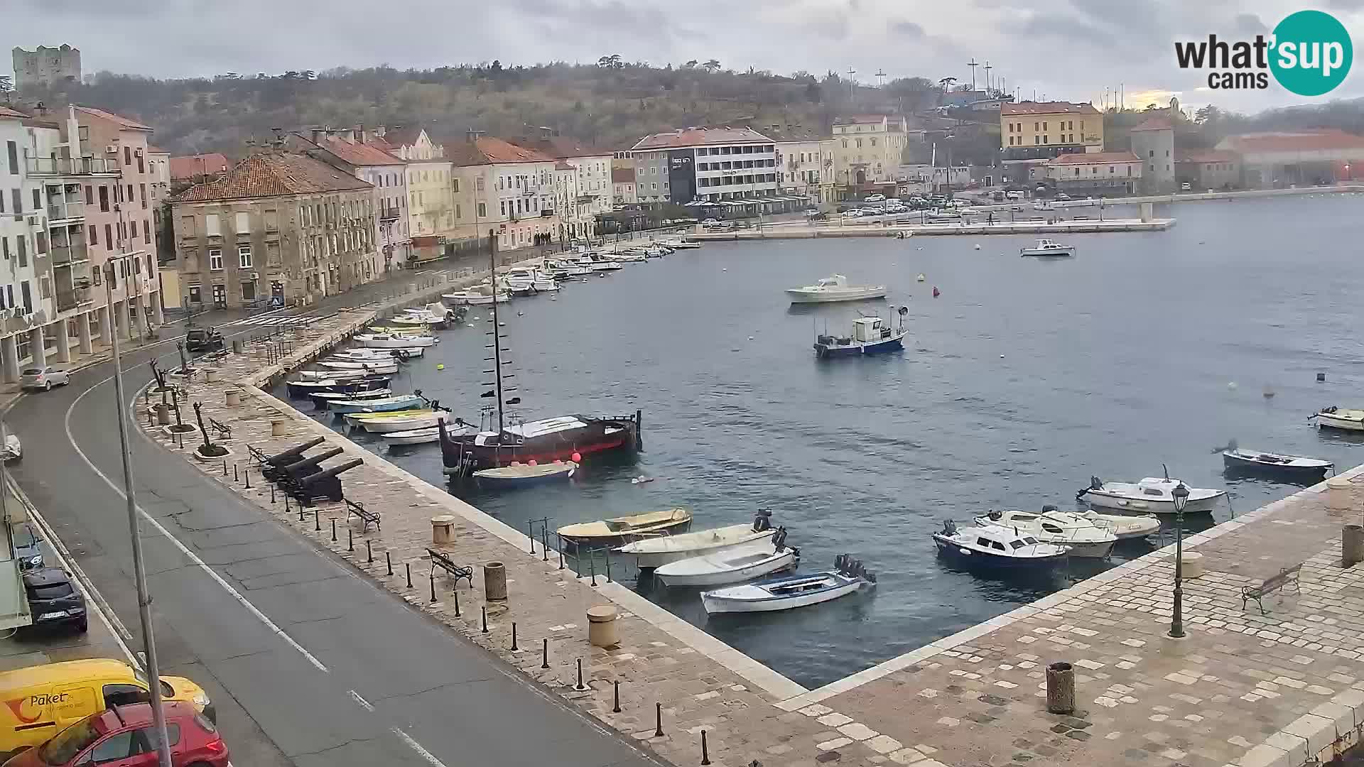 Senj Webcam – Panoramic view of Senj riva