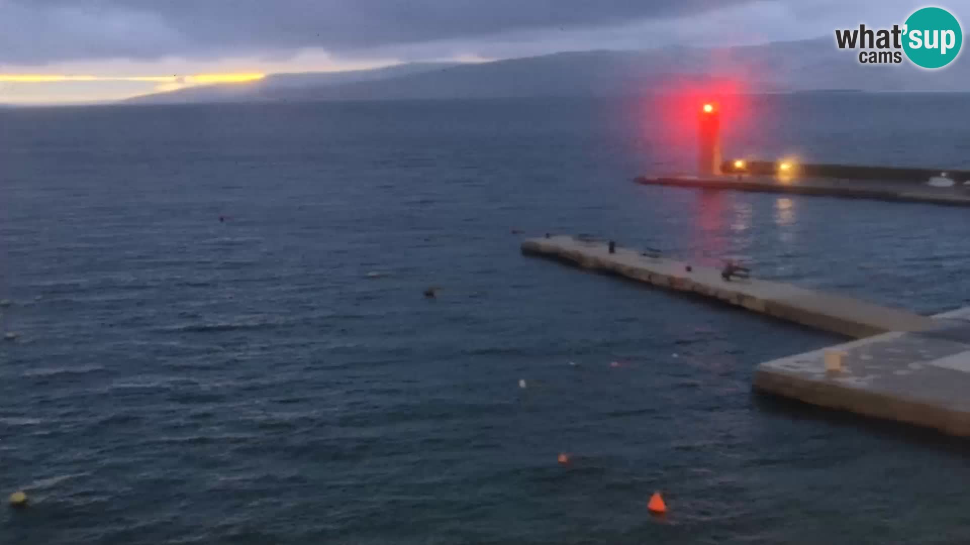 Kamera u živo Senj – Panoramski pogled na senjsku rivu