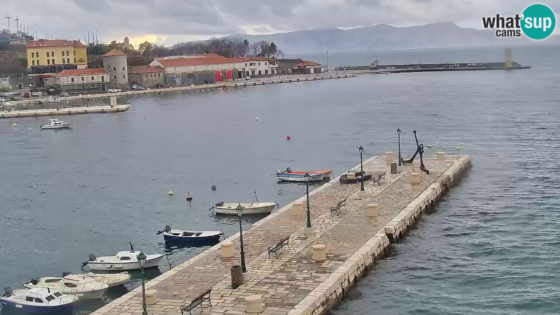 Senj Webcam – Panoramic view of Senj riva