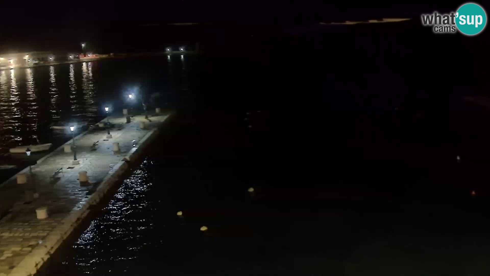 Senj camera en vivo – Vista panorámica de Senj riva