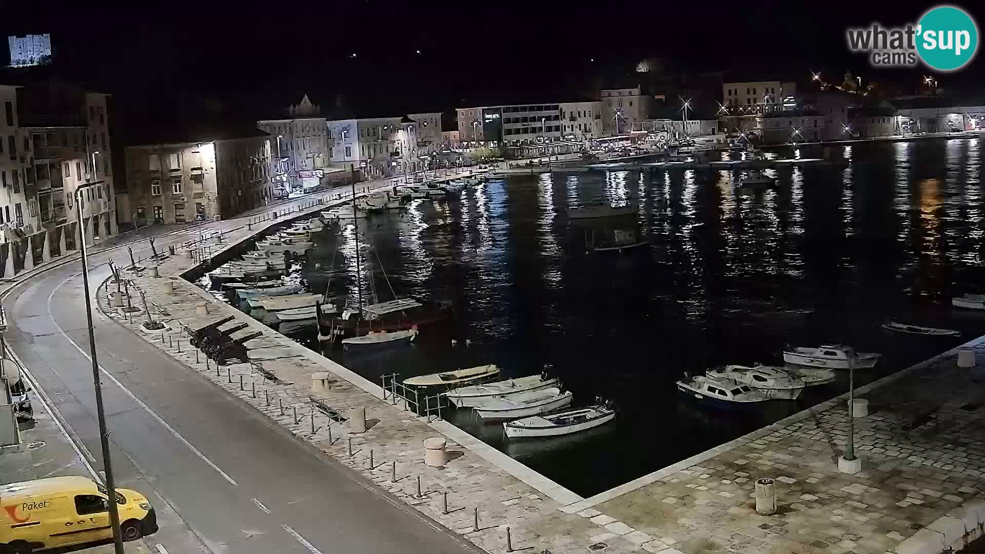 Kamera u živo Senj – Panoramski pogled na senjsku rivu