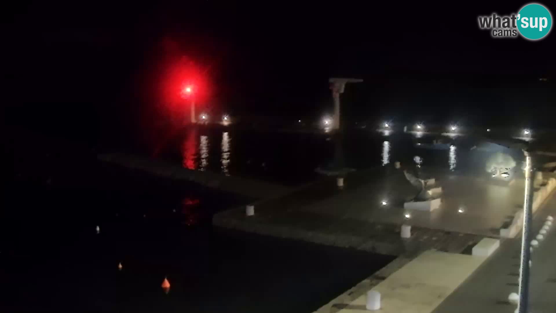 Webcam Segna – Panorama dell’lungomare di Senj