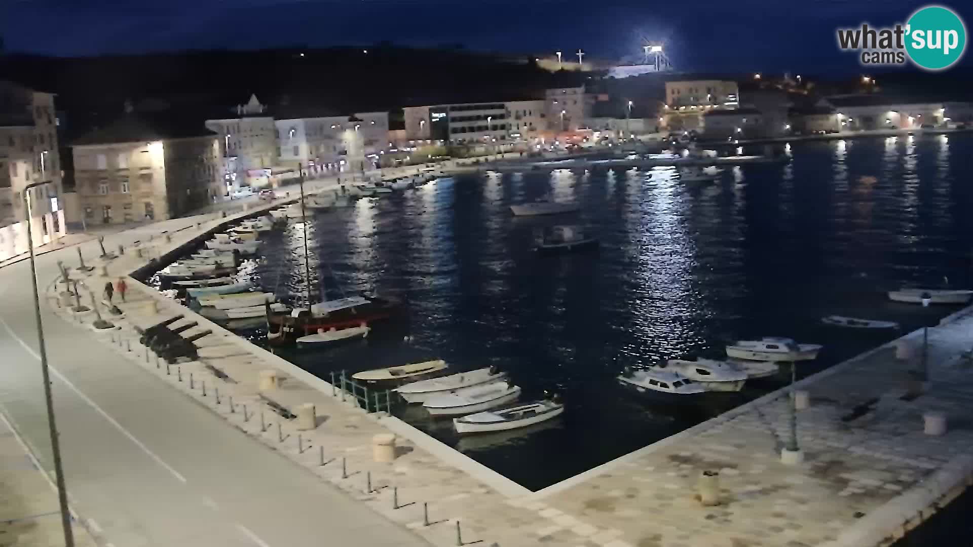 Senj camera en vivo – Vista panorámica de Senj riva