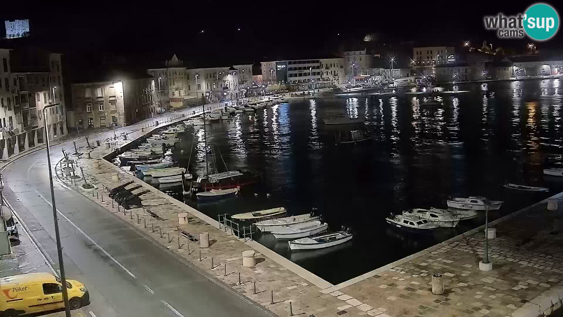 Senj camera en vivo – Vista panorámica de Senj riva