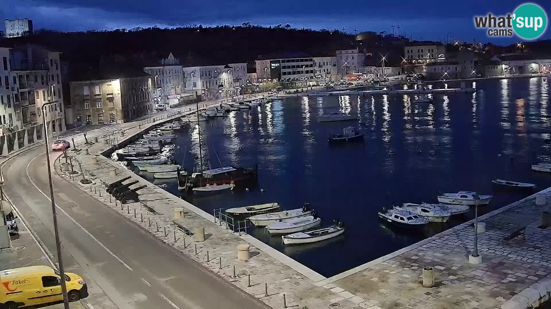 Senj Webcam – Panoramic view of Senj riva