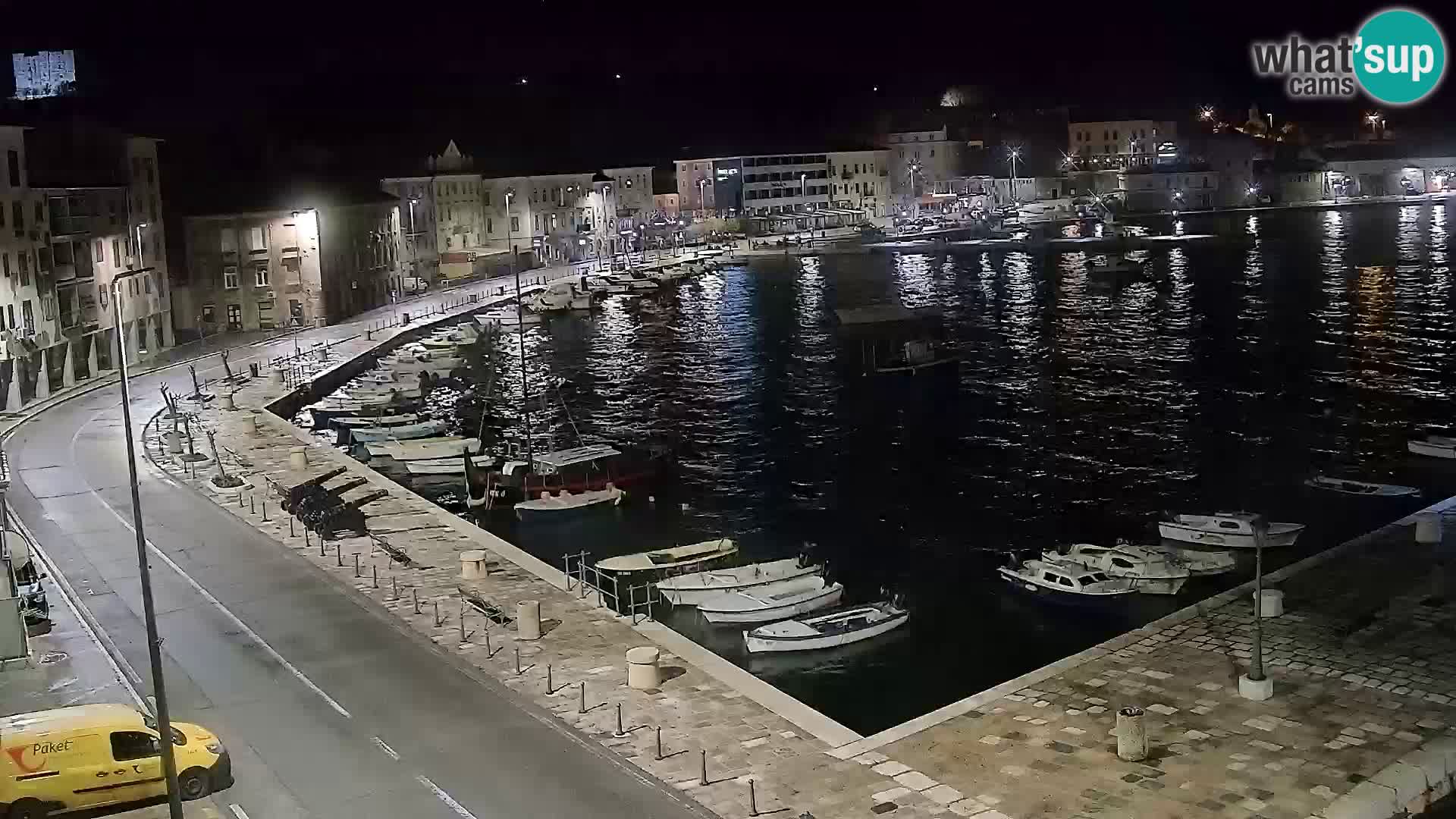 Senj Webcam – Panoramic view of Senj riva