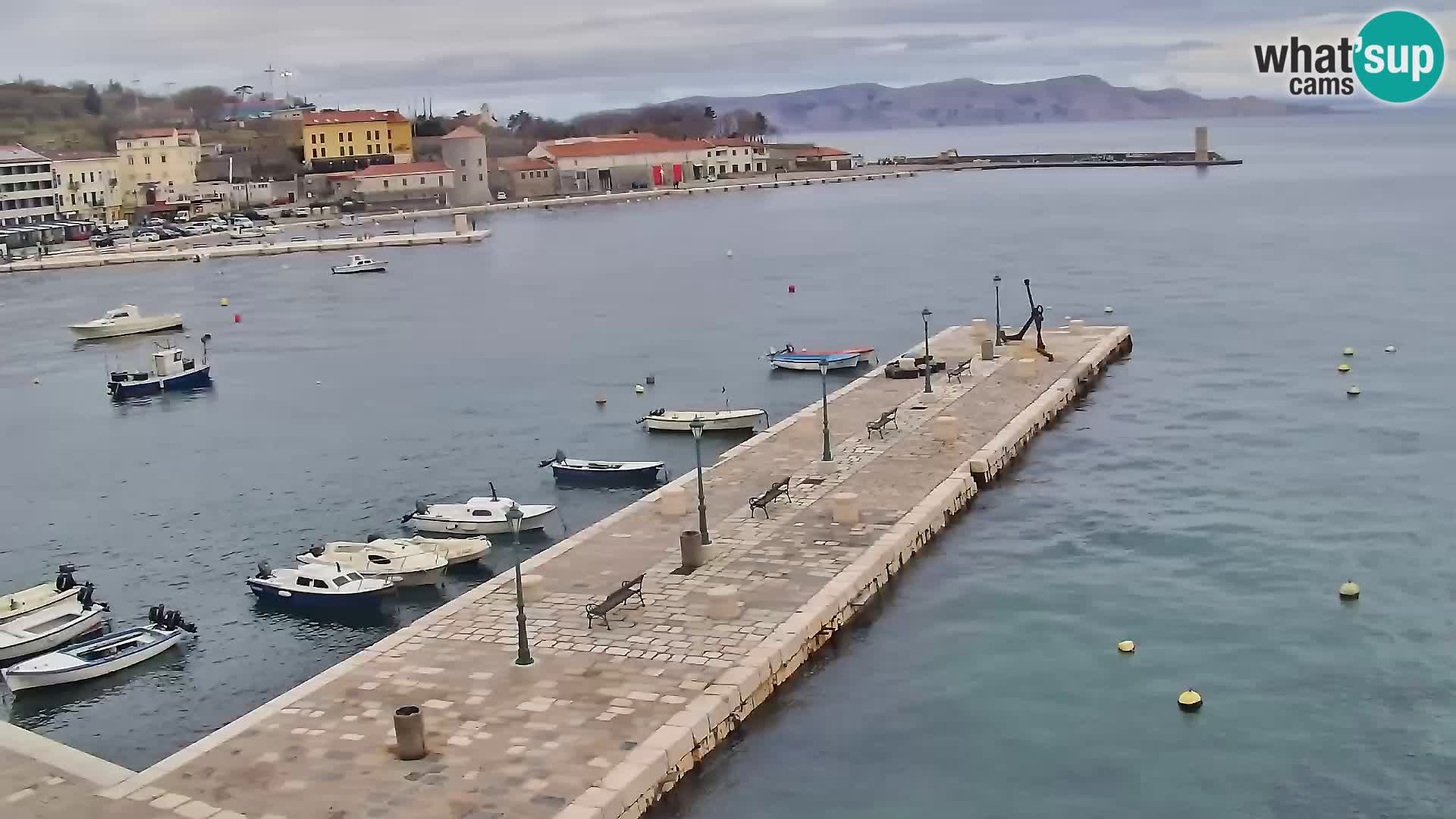 Senj Webcam – Panoramic view of Senj riva