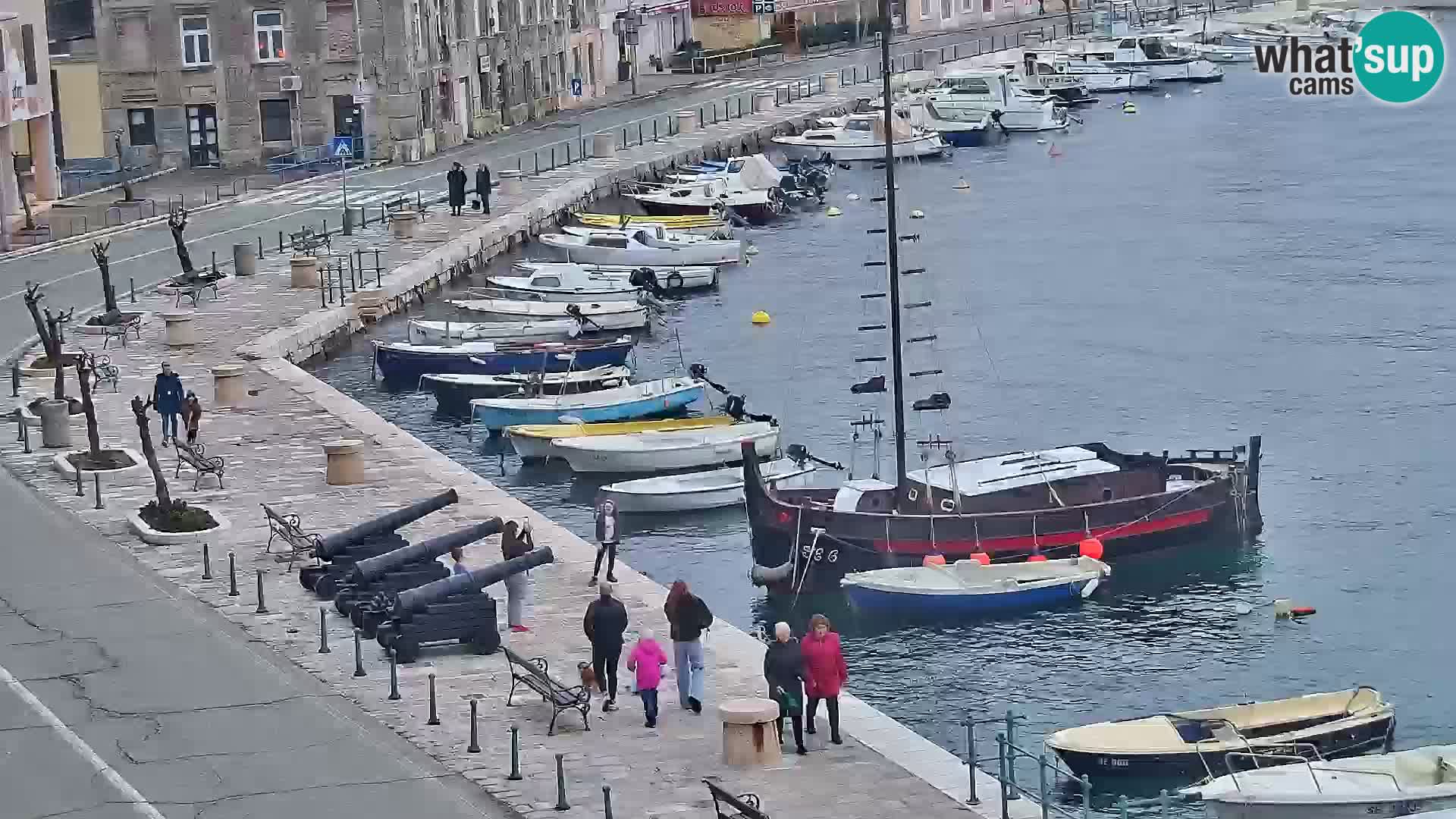 Senj Webcam – Panoramic view of Senj riva