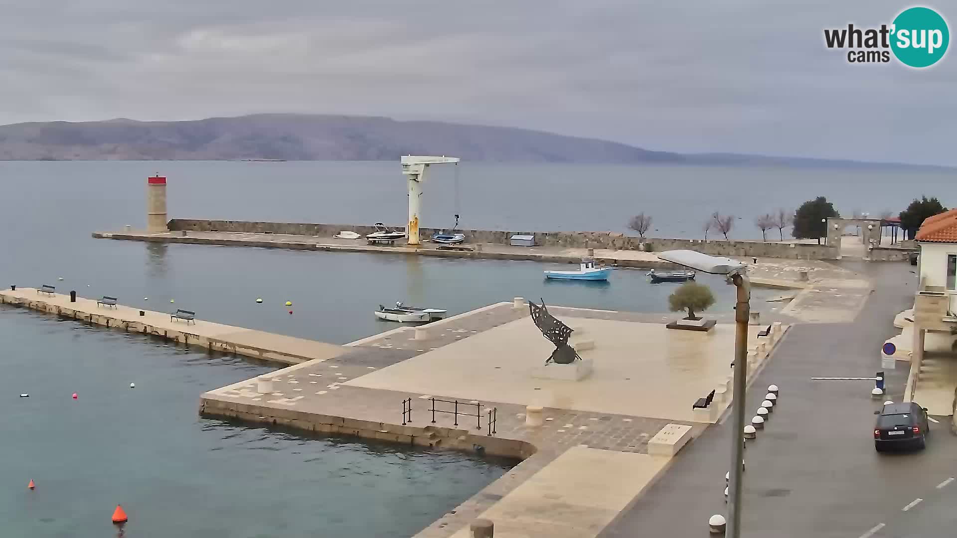Senj Webcam – Panoramic view of Senj riva