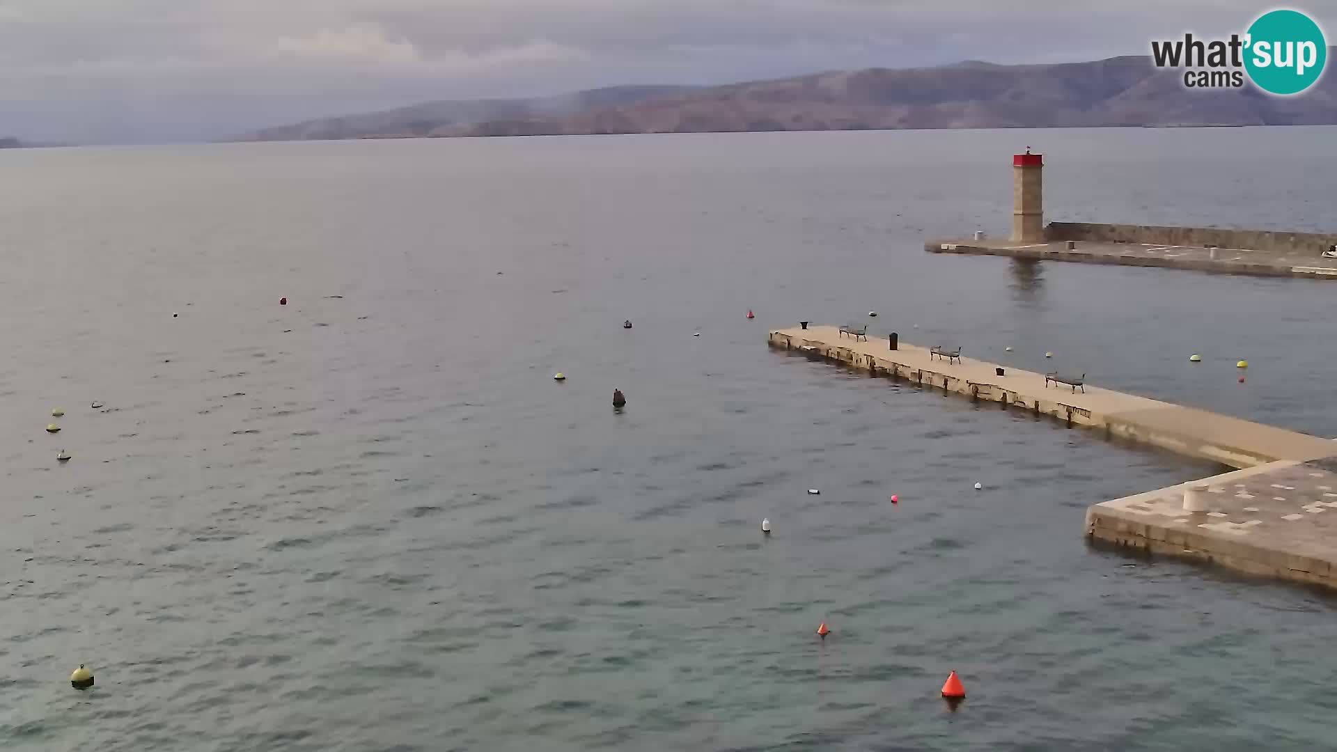 Kamera u živo Senj – Panoramski pogled na senjsku rivu