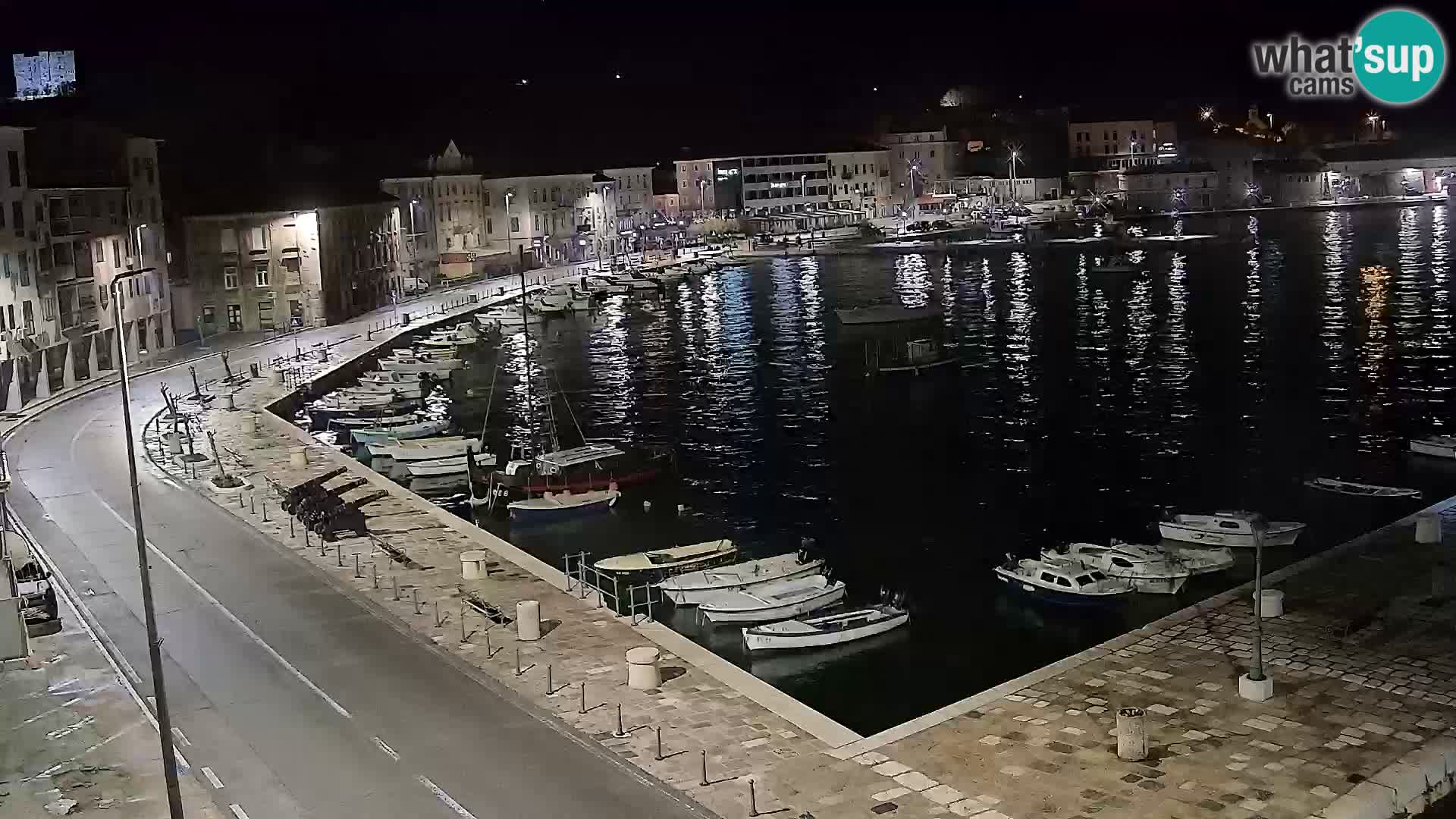 Senj Webcam – Panoramic view of Senj riva