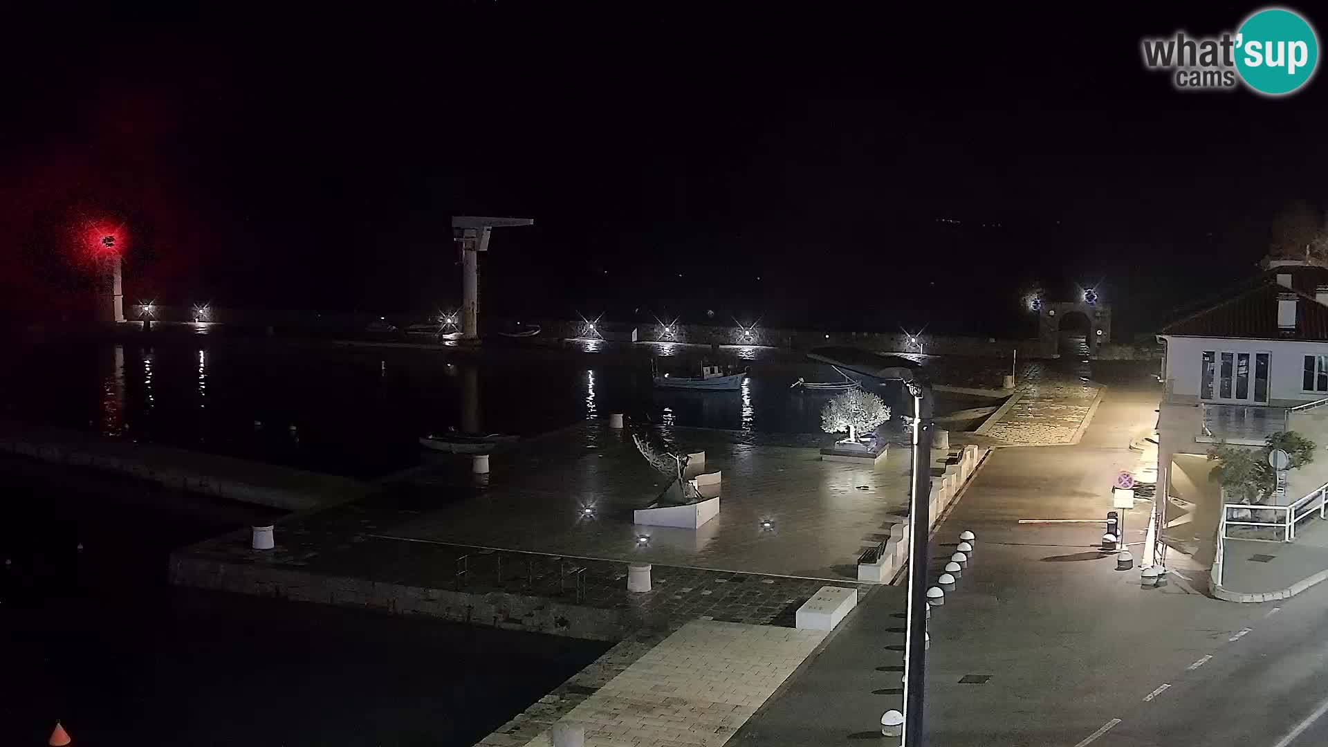 Senj camera en vivo – Vista panorámica de Senj riva