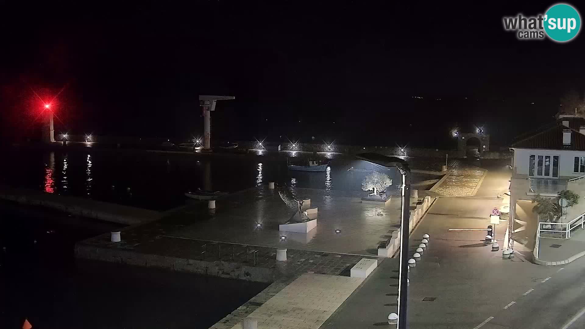 Kamera u živo Senj – Panoramski pogled na senjsku rivu