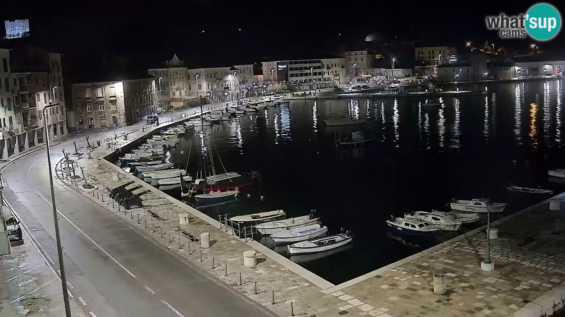 Senj camera en vivo – Vista panorámica de Senj riva