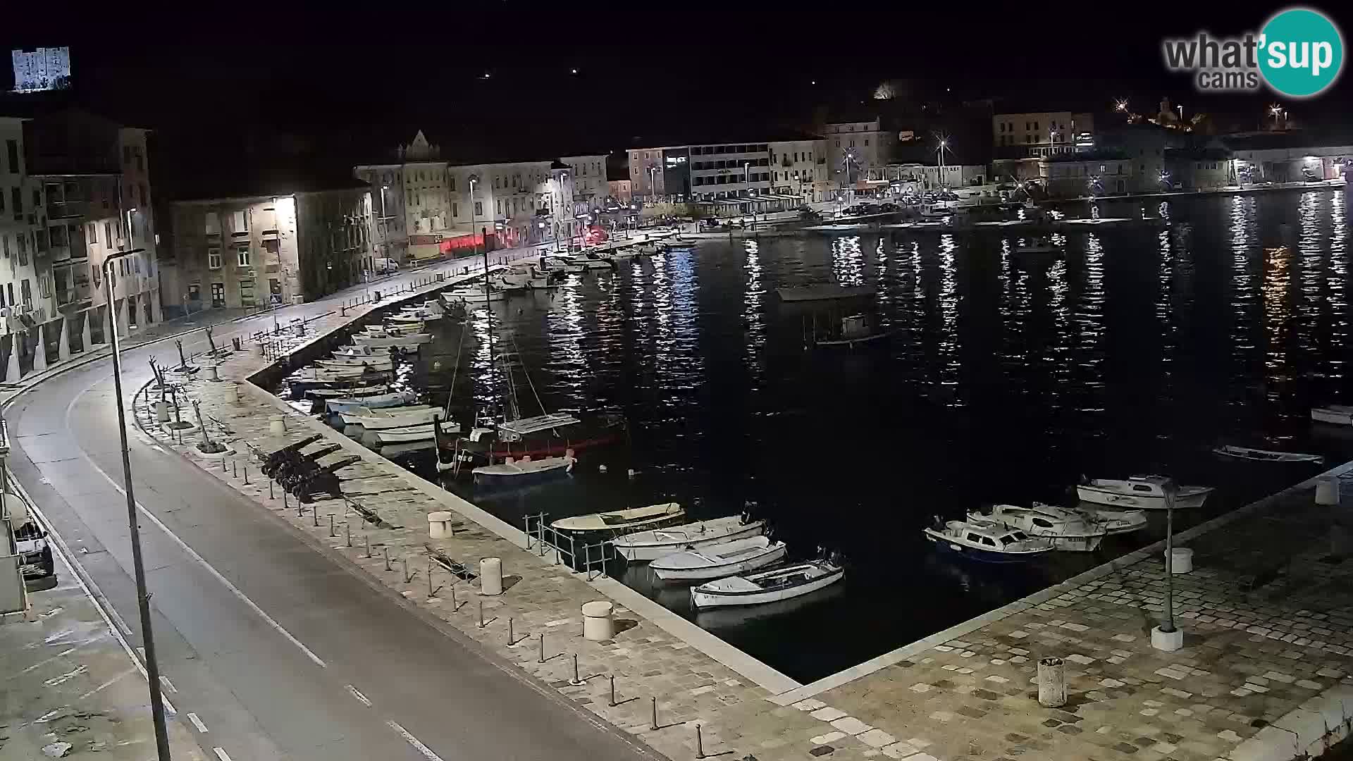Senj camera en vivo – Vista panorámica de Senj riva