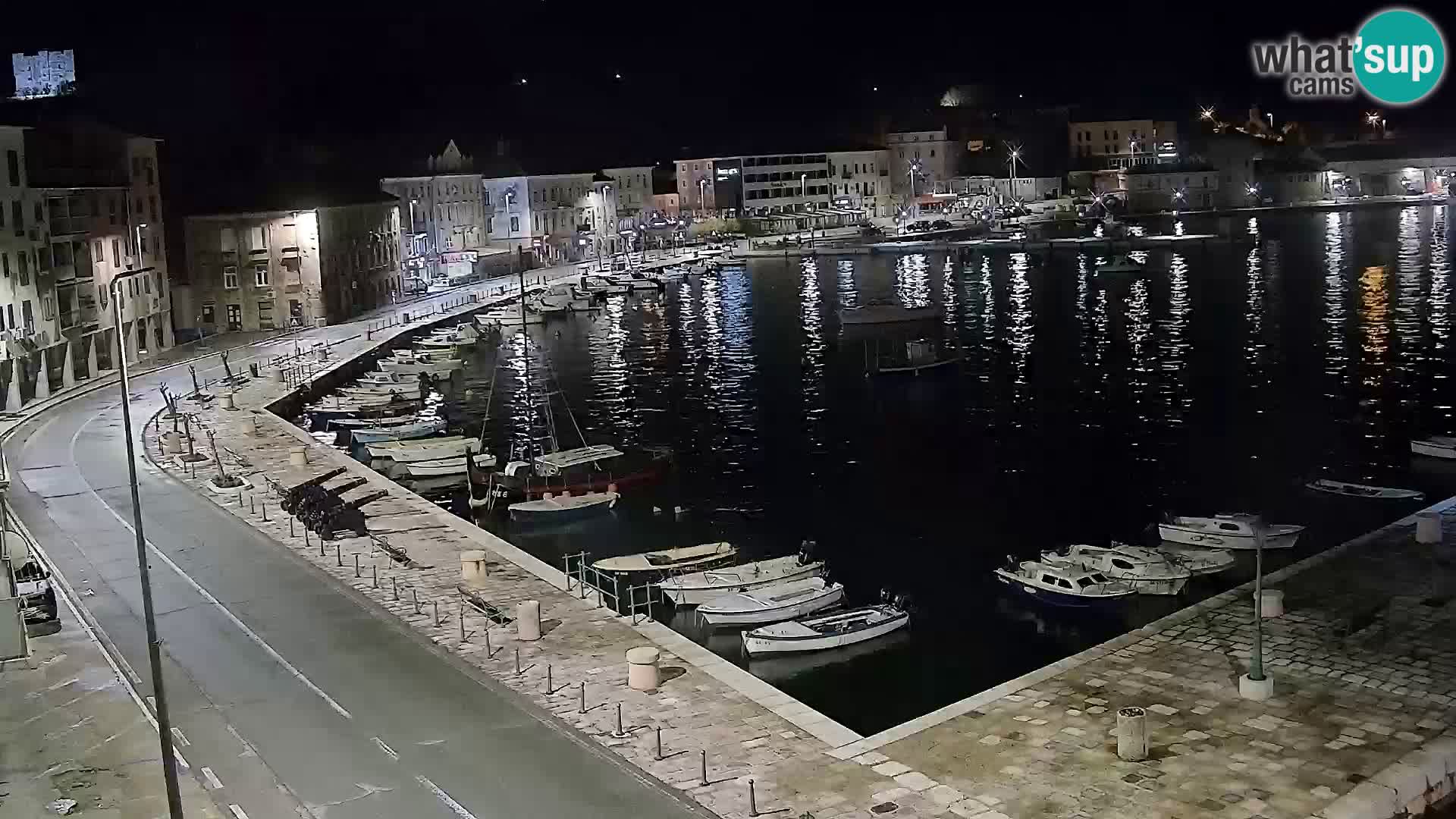 Senj camera en vivo – Vista panorámica de Senj riva