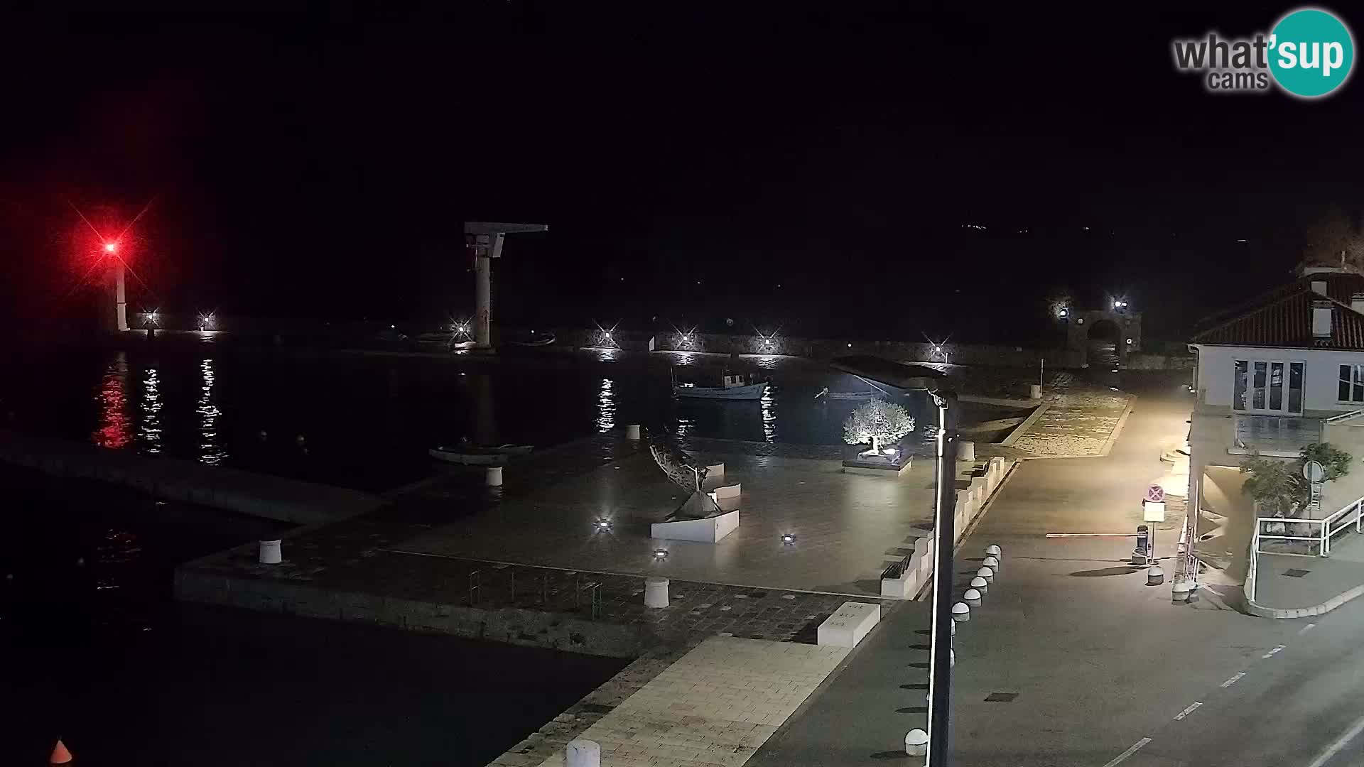 Senj Webcam – Panoramic view of Senj riva