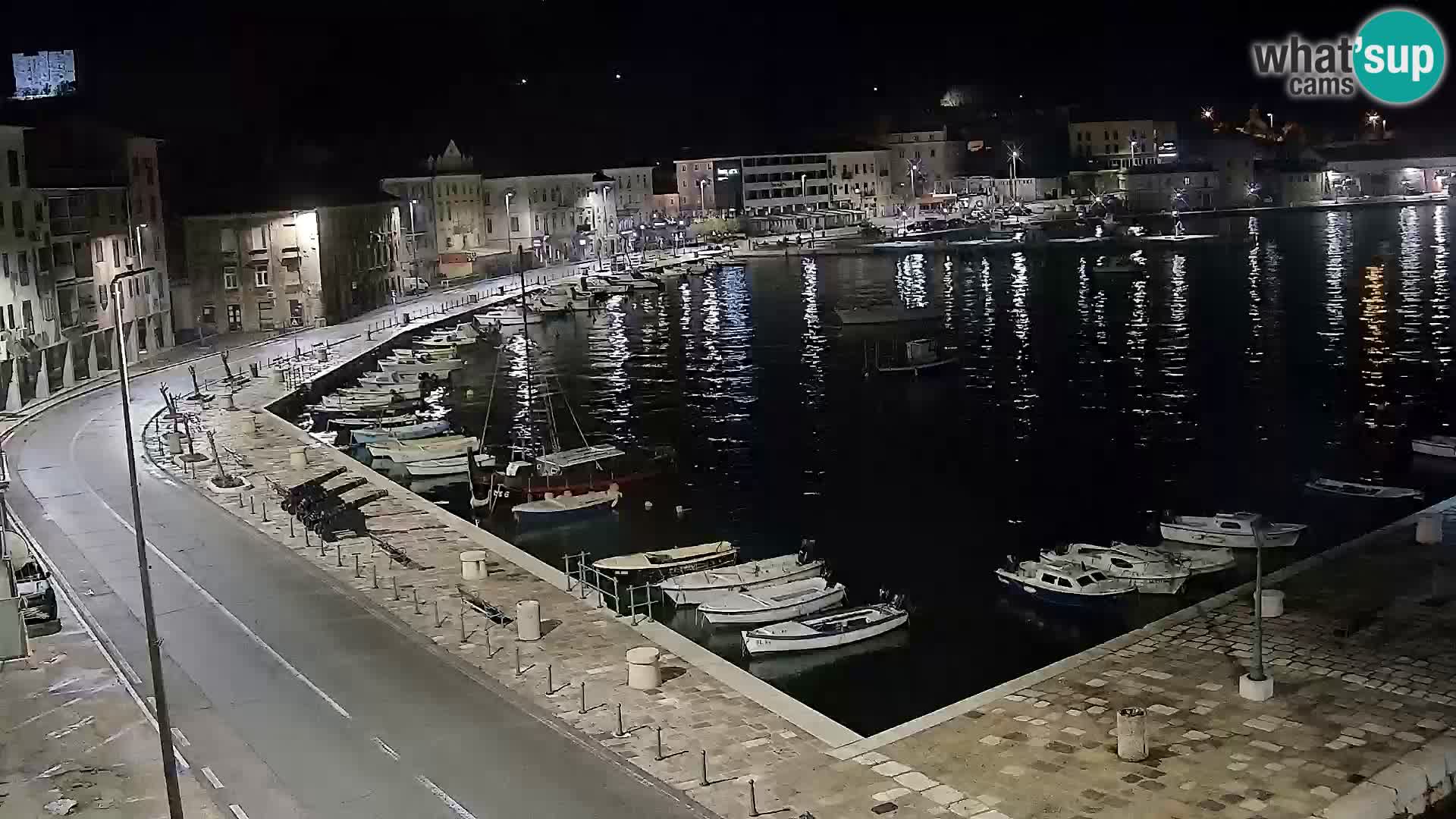 Senj Webcam – Panoramic view of Senj riva